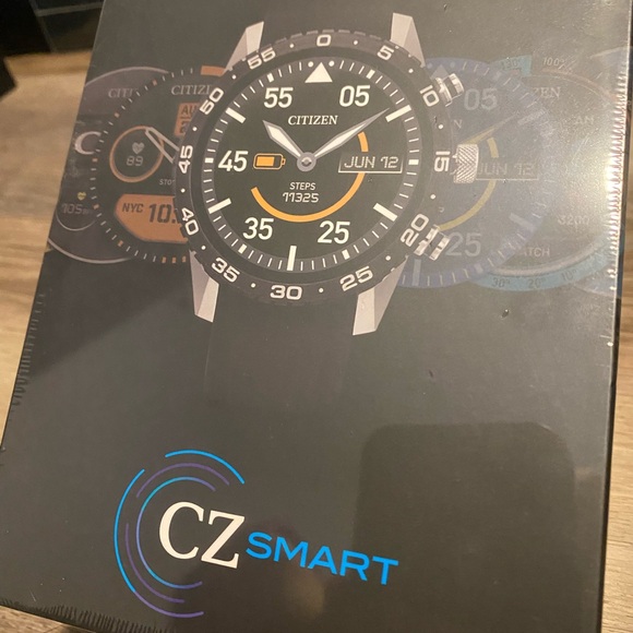 Citizen CZ Smart Gen 2 44MM Black Silicone Sport Smartwatch...